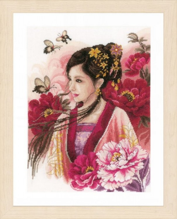 Набор для вышивания Lanarte PN-0170199 Asian lady in pink