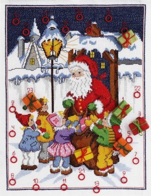 Anchor 03504 Календарь "Санта и дети"