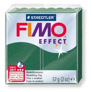 Fimo 8020-58 Полимерная глина Effect зеленый опал, металлик