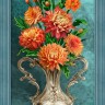 Алмазная живопись АЖ-1633 Хризантемы