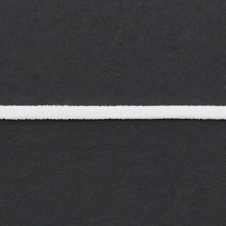 SAFISA 4783-3мм-02 Резинка шляпная, ширина 3 мм, цвет 02 - белый