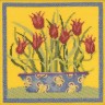 Набор для вышивания Mill Hill DM301913 Tulips - Blooms & Blossoms (Тюльпаны - цветет и цветет)