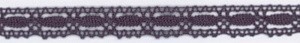 IEMESA 1798/75 Мерсеризованное хлопковое кружево, ширина 15 мм, цвет темно-серый