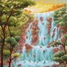 Набор для вышивания М.П.Студия НВ-814 Крутой водопад