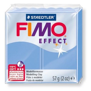 Fimo 8020-386 Полимерная глина Effect голубой агат