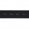 SAFISA 4785-20мм-01 Эластичная лента с прорезными петлями SPIRAL, ширина 20 мм, цвет 01 - черный