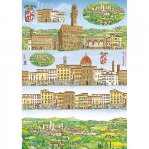 Stamperia DFG335 Карта для декупажа "Флоренция"