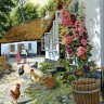 Набор для вышивания Eva Rosenstand 12-710 Цветущий деревенский дворик