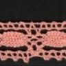 IEMESA 1798/83 Мерсеризованное хлопковое кружево, ширина 15 мм, цвет коралловый