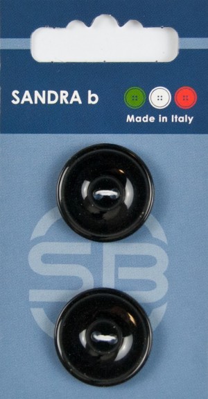 Sandra CARD168 Пуговицы, черный