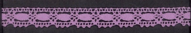 IEMESA 1798/88 Мерсеризованное хлопковое кружево, ширина 15 мм, цвет сиреневый
