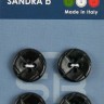 Sandra CARD169 Пуговицы, черный