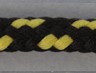 PEGA 842945216DL103 Шнуры плетеный, цвет черный с желтым