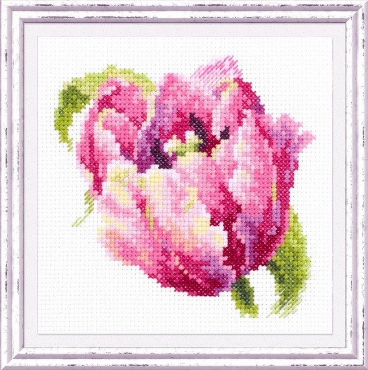 Набор для вышивания Чудесная игла 150-013 Розовый тюльпан