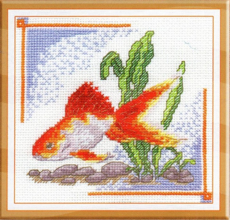 Набор для вышивания Панна D-0190 (Д-0190) Золотая рыбка