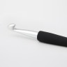 KnitPro Крючок для вязания с эргономичной ручкой "Basix Aluminum", серебристый