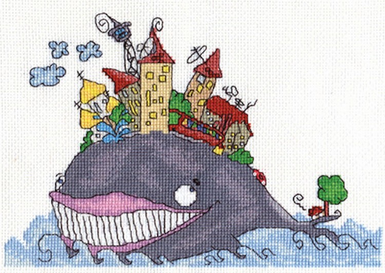 Набор для вышивания Кларт 8-107 Рыба-кит