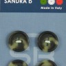 Sandra CARD070 Пуговицы, темно-зеленый