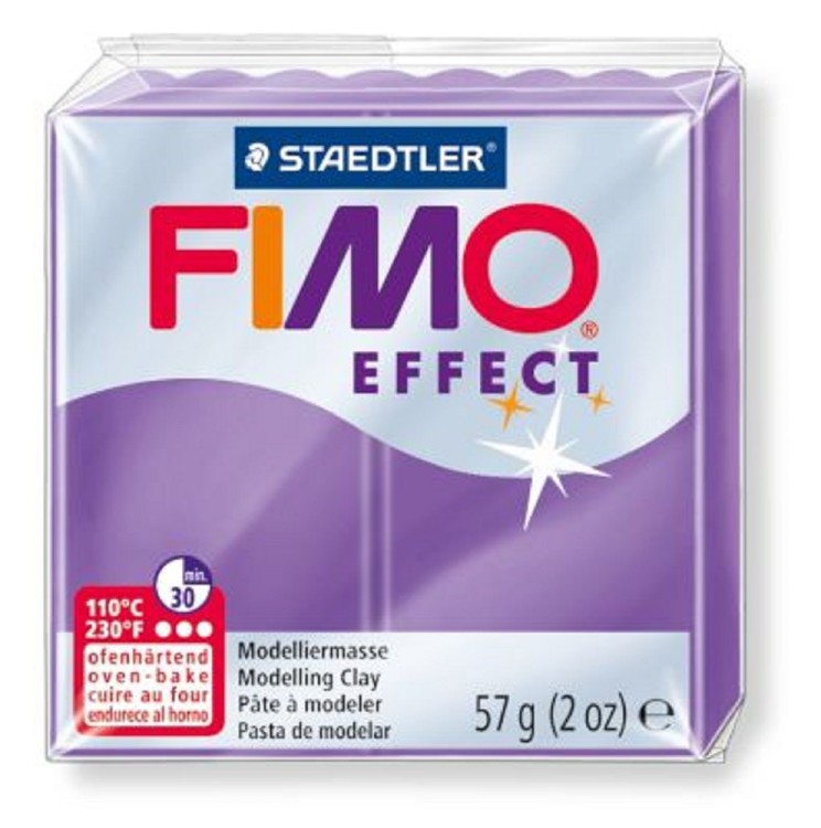 Fimo 8020-604 Полимерная глина Effect полупрозрачная фиолетовая