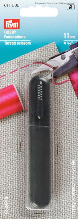 Prym 611505 Ножницы "Стандарт" для точного обрезания ниток с защитным колпачком