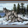 Набор для вышивания Овен 567 Волки