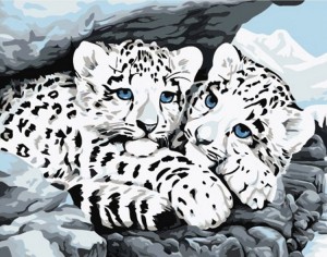 Белоснежка 049-CE Снежные леопарды