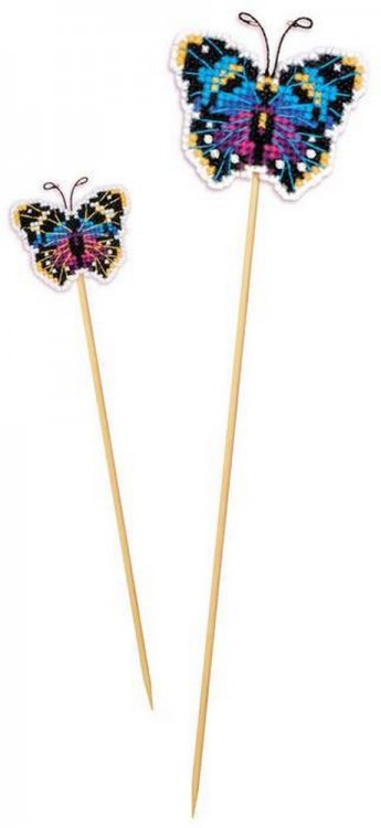 Набор для вышивания Риолис 1554АС Украшение для цветов "Бабочка"