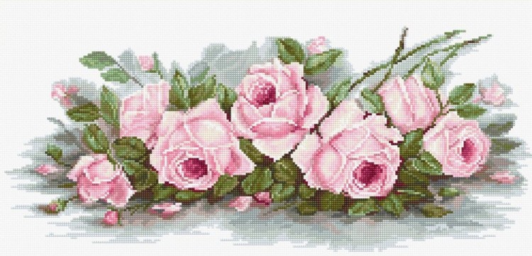 Набор для вышивания Luca-S BA2353 Романтические розы