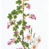 Набор для вышивания Thea Gouverneur 824 Flowering Currant-Narcissu (Цветущая Смородина-Нарцисс)