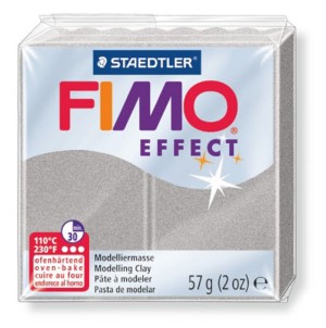 Fimo 8020-817 Полимерная глина Effect светло-серебристый перламутр