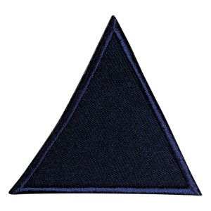 HKM 39473 Термоаппликация "Треугольник синий большой"