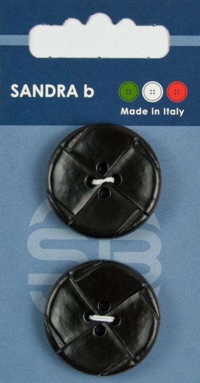 Sandra CARD172 Пуговицы, черный