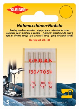 Kleiber 699-92 Набор игл для швейной машинки ORGAN, универсальные