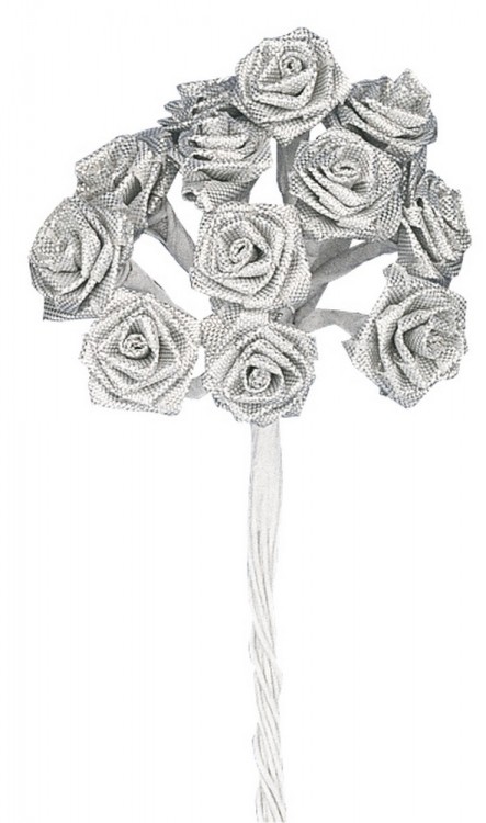 Rayher 5408422 Букет для декорирования "Серебряные розы"