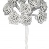 Rayher 5408422 Букет для декорирования "Серебряные розы"