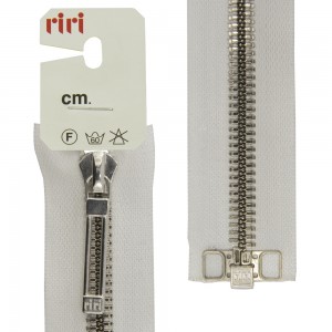 Riri 8651520/80/2101 Молния металлическая, разъемная, 6 мм, 80 см, белый