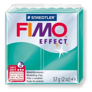 Fimo 8020-504 Полимерная глина Effect полупрозрачная зелёная