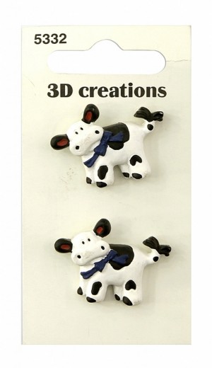 Blumenthal Lansing 5332 Пуговицы "3D Creations" Cow