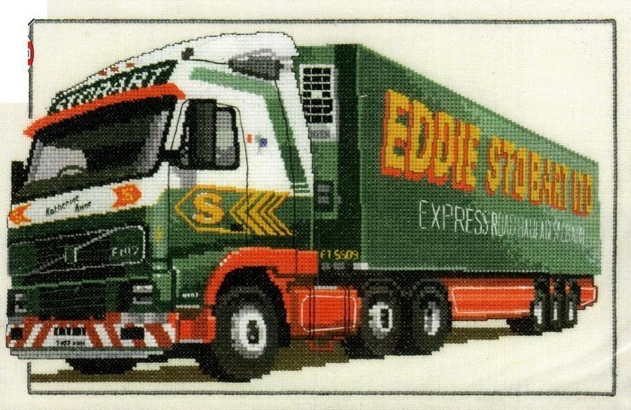 Набор для вышивания Heritage CED489E Eddie Stobart Volvo FH12