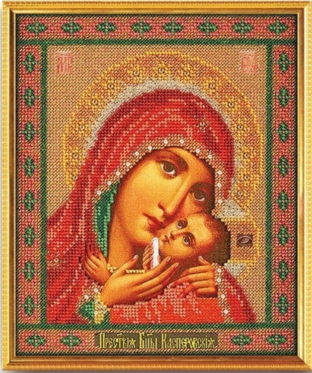 Набор для вышивания Радуга бисера В-183 Богородица Касперовская