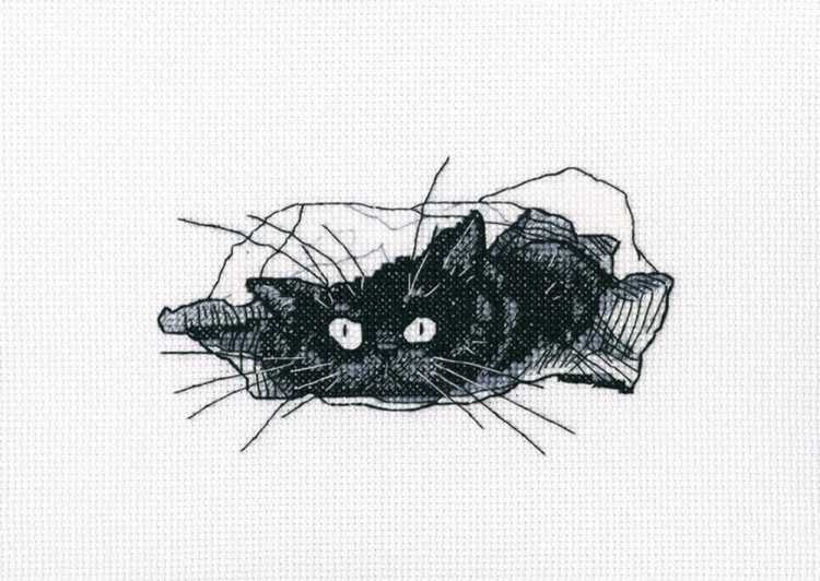 Набор для вышивания РТО M667 Среди черных котов