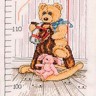Набор для вышивания Anchor PCE962 Teddy Height Chart