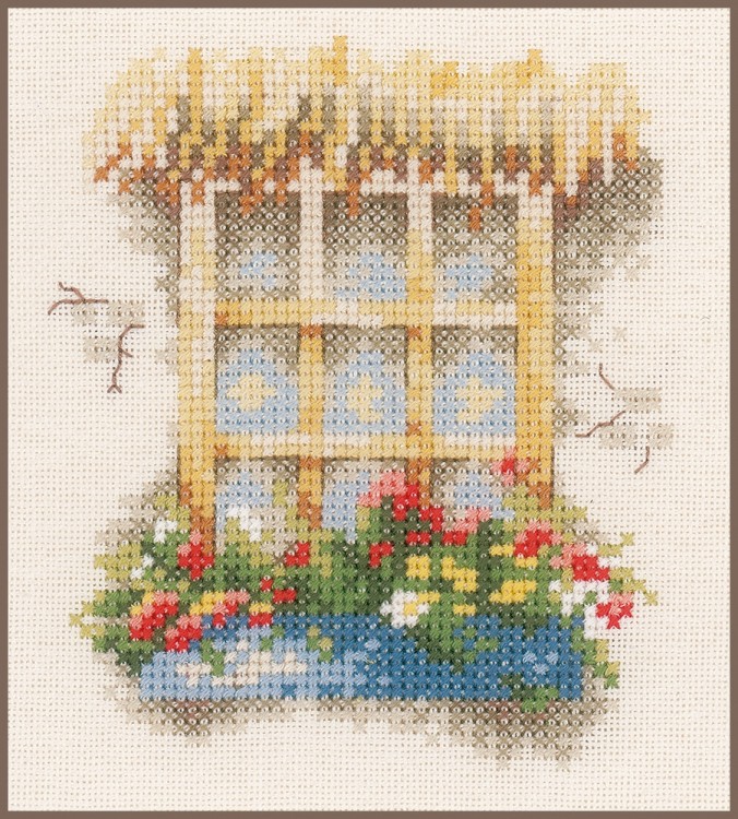 Набор для вышивания Lanarte PN-0162524 Window and flowers