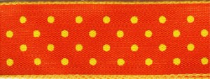SAFISA 25314-25мм-61 Лента с рисунком, ширина 25 мм, цвет 61 - оранжевый