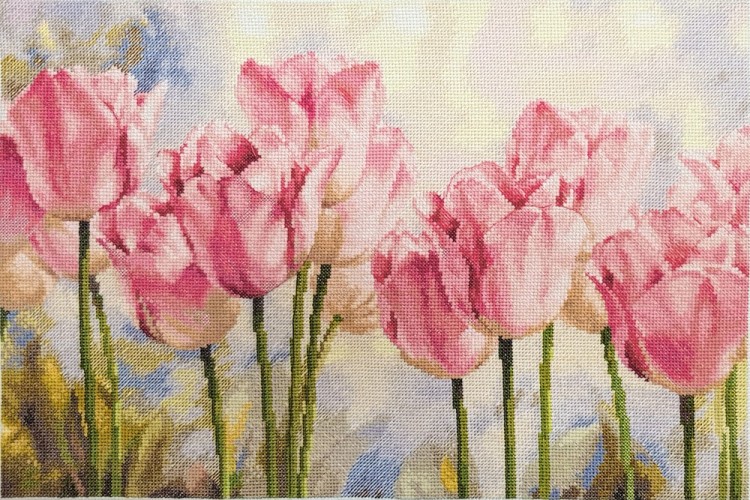 Набор для вышивания Алиса 2-37 Розовые тюльпаны