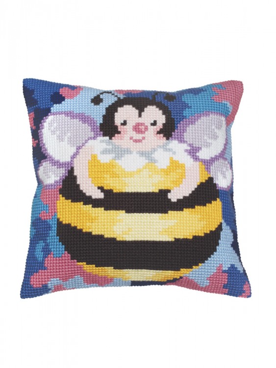 Набор для вышивания Collection D'Art 5035 Подушка "Пчелка"