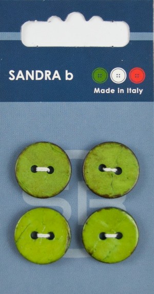 Sandra CARD075 Пуговицы, зеленый