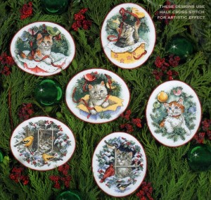 Dimensions 08730 Kitty Keepsake Ornaments (made in USA)