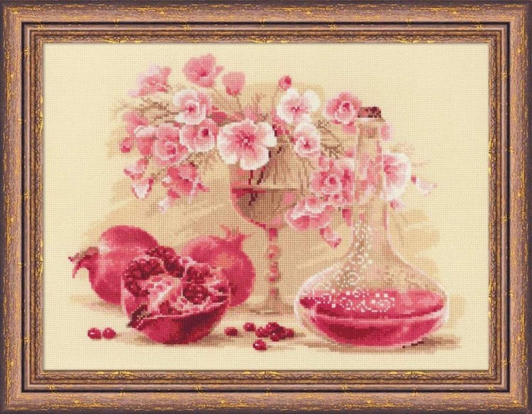 Набор для вышивания Риолис 1618 Розовый гранат