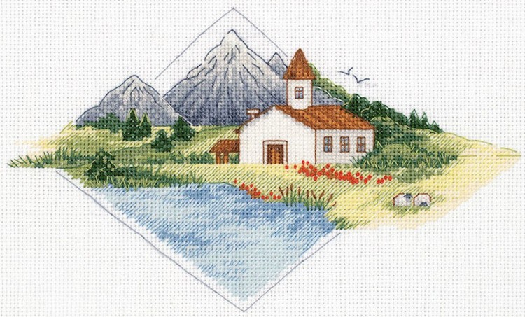 Набор для вышивания Кларт 8-361 Дом в горах